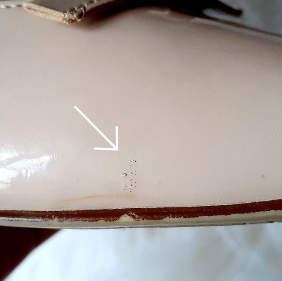 Beige Patent Leather Pumps - Picture 10 of 10